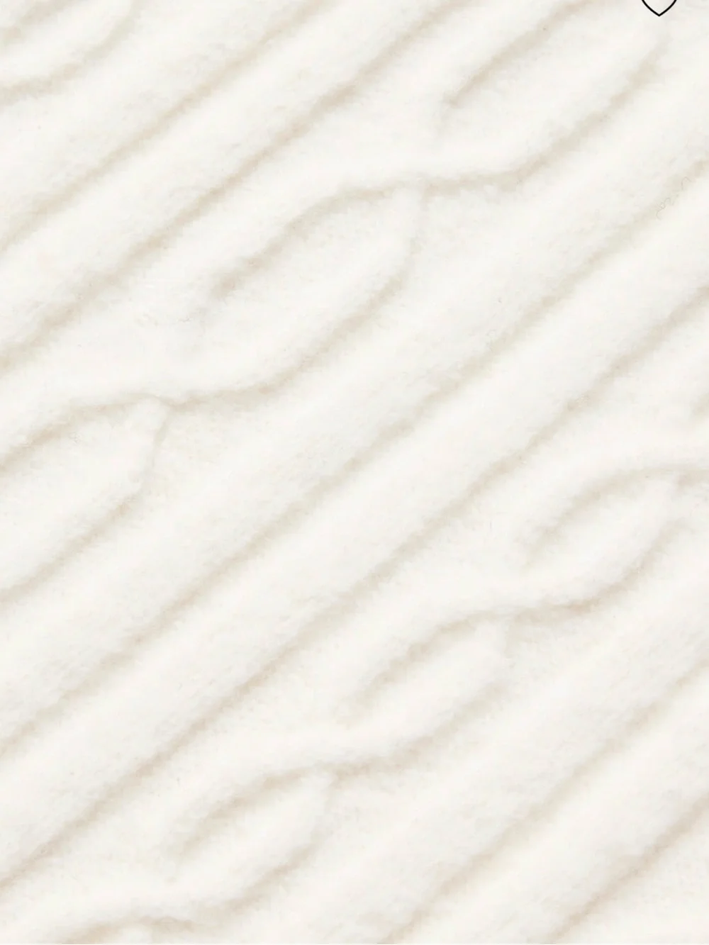ALO Cable knit winter bliss cardigan - ivory - worn once